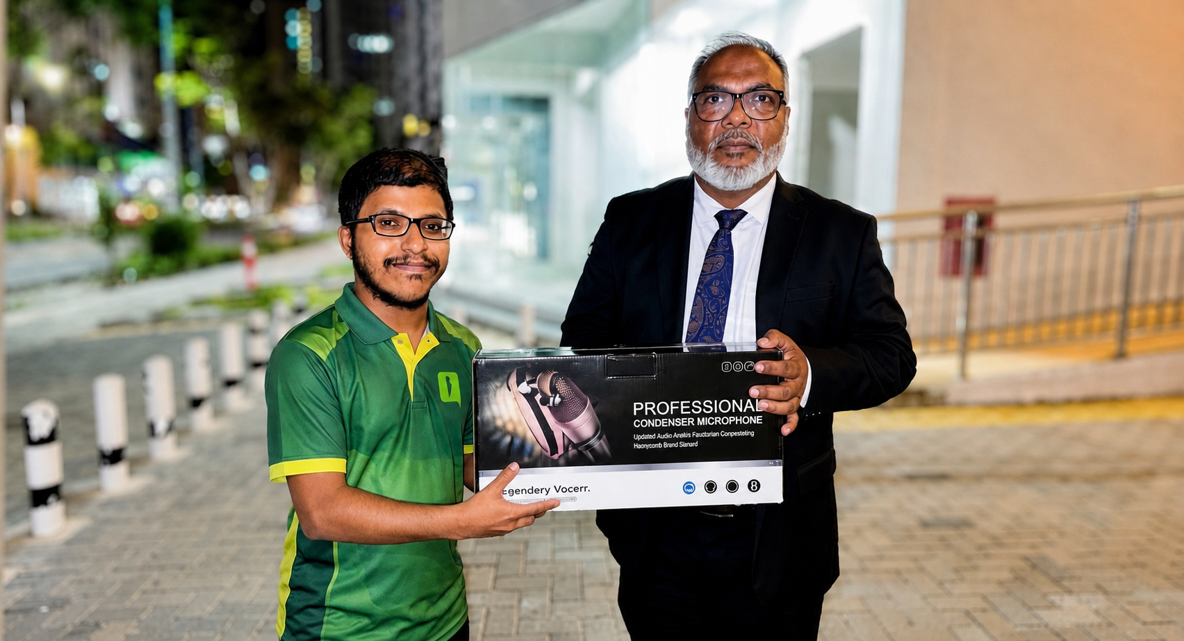 ވާދޫ ލައިވްގެ ފަރާތުން ވާދޫ ސްކޫލަށް ޕްރޮފެޝަނަލް އޯޑިއޯ ކިޓެއް ހަދިޔާކޮށްފި