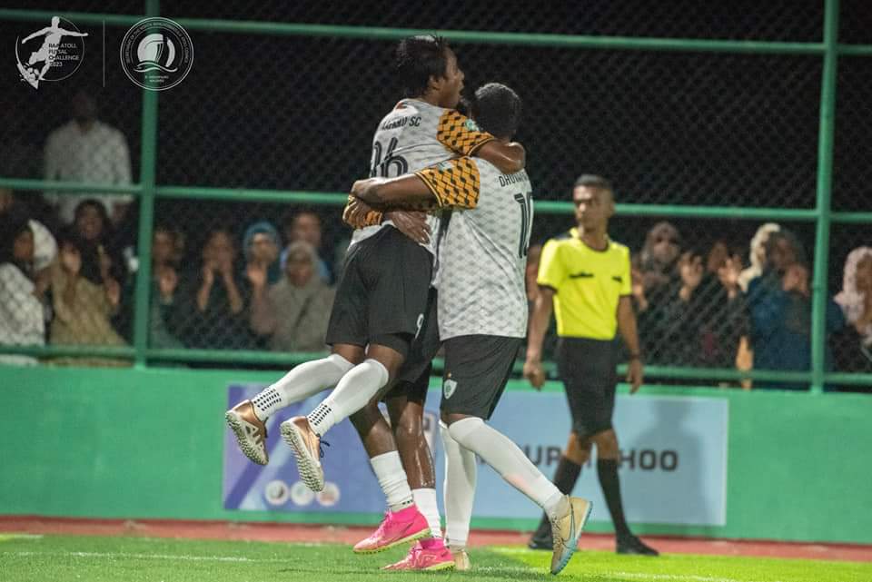 ރ. އަތޮޅު ފުޓްސަލް ޗެލެންޖު 2023: އަލިފުށީ އަތުން އުނދަގޫ މޮޅަކުން، ޗެމްޕިއަން ދުވާފަރު ފައިނަލަށް