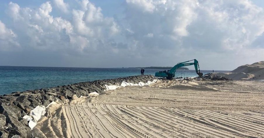 އުނގޫފާރު ބިން ހިއްކުމުގެ މަސައްކަތުގެ 68 އިންސައްތަ ނިމިއްޖެ