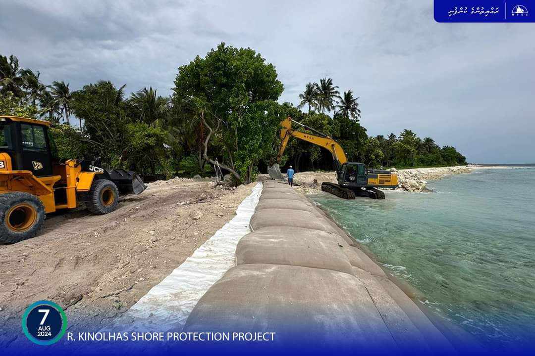 ކިނޮޅަހު ގޮނޑުދޮށް ހިމާޔަތް ކުރުމުގެ މަޝްރޫޢުގެ 76 ޕަސެންޓް ނިމިއްޖެ